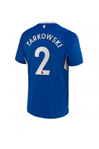 Everton James Tarkowski #2 Voetbaltruitje Thuis tenue 2022-23 Korte Mouw